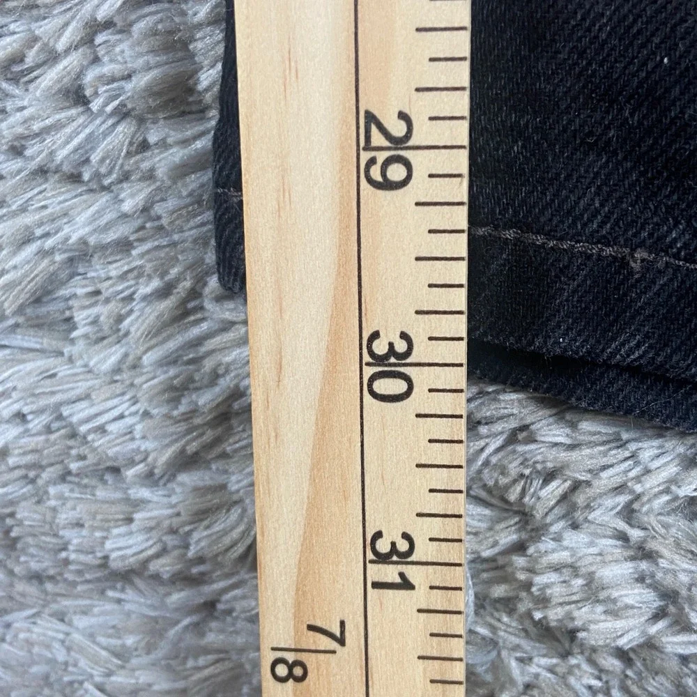 Levi's‎ 505 Jeans Mens 40x30 Black Denim Straight Leg Regular Fit Cotton Pant
